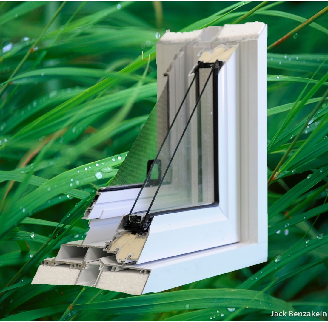 Aluminum window profile illustration 1